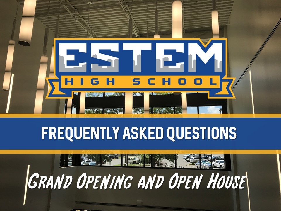 High School Open House FAQ's 
